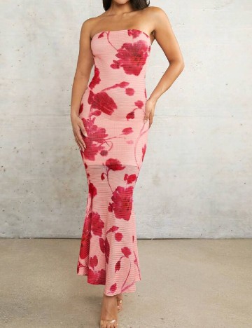 Rochie lunga SHEIN, roz