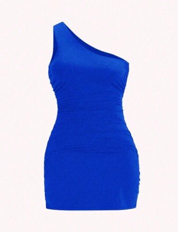 Rochie scurta SHEIN CURVE, albastru