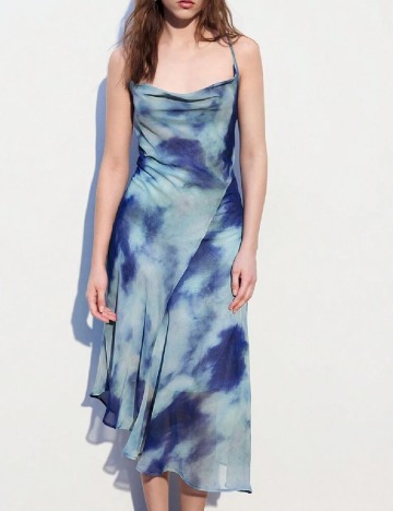 Rochie medie SHEIN, albastru