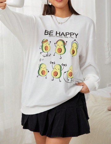 Bluza SHEIN CURVE, alb