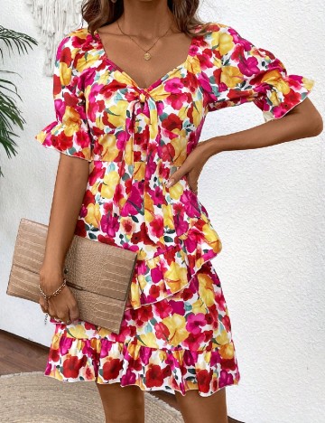 Rochie scurta SHEIN, mix culori