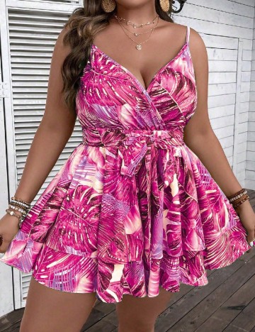 Salopeta SHEIN CURVE, roz