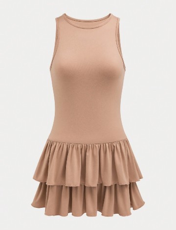 Rochie scurta SHEIN, maro