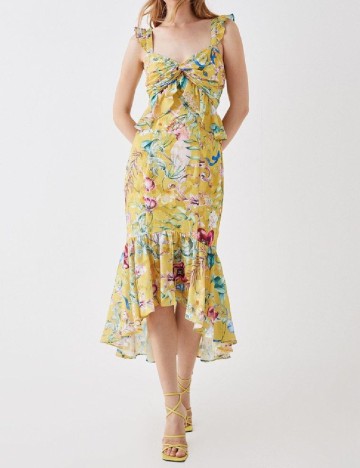 Rochie medie Coast, galben