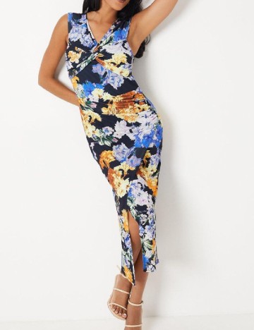 Rochie lunga Coast, floral print