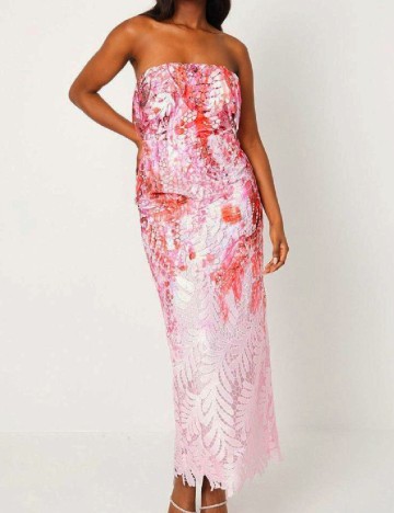 Rochie lunga Coast, roz