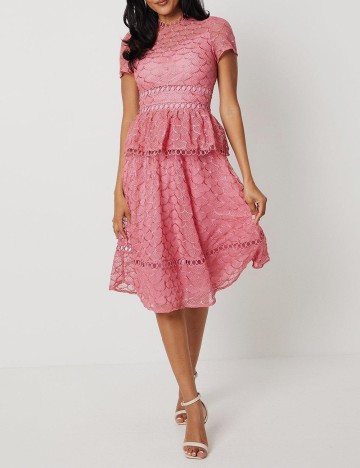Rochie medie Coast, roz