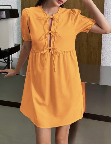 Rochie scurta SHEIN, galben