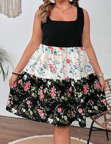 Rochie scurta SHEIN CURVE, negru