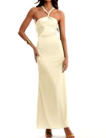 Rochie lunga SHEIN, crem