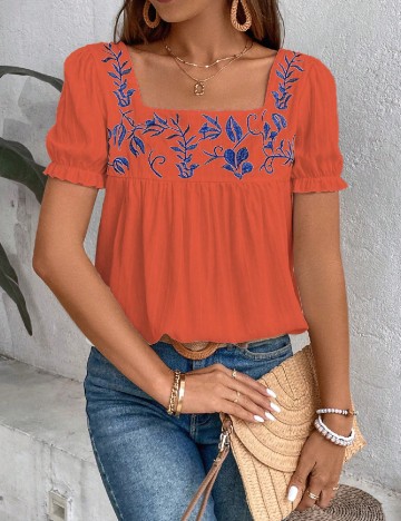 Bluza SHEIN, portocaliu