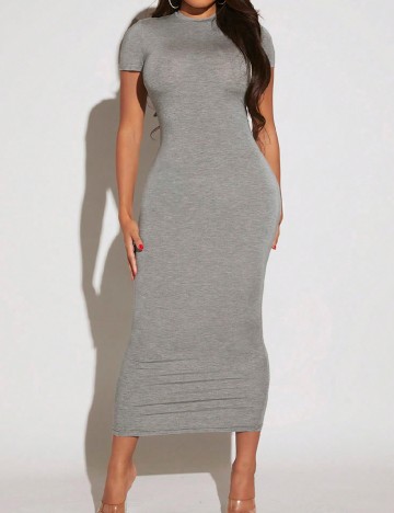 Rochie lunga SHEIN, gri