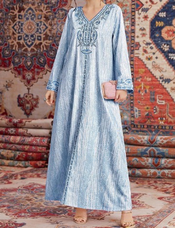 Rochie lunga SHEIN, albastru