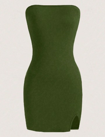 Rochie scurta SHEIN, verde