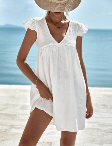 Rochie scurta SHEIN, alb