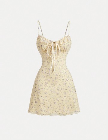 Rochie scurta SHEIN, galben