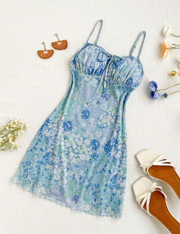 Rochie scurta SHEIN, albastru