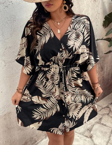 Rochie scurta SHEIN CURVE, negru