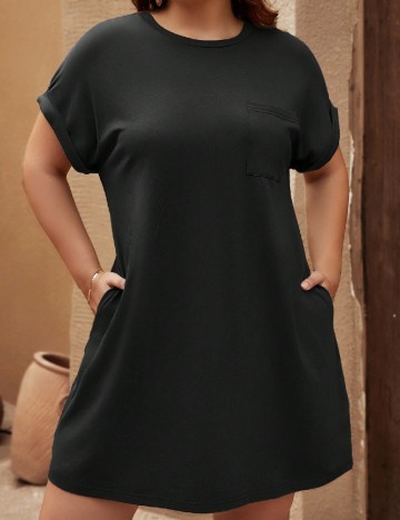 Rochie scurta SHEIN CURVE, negru
