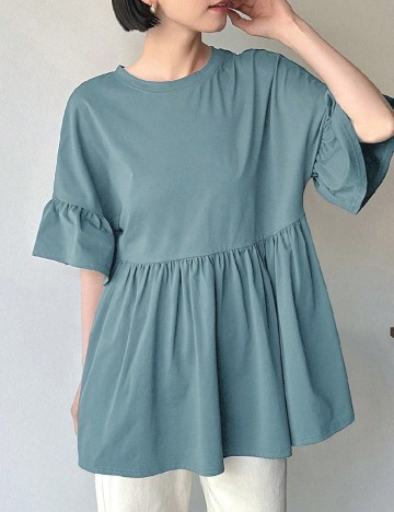 Bluza Oversize SHEIN, turcoaz