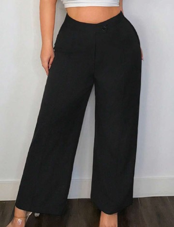 Pantaloni SHEIN CURVE, negru