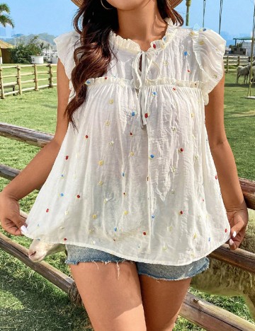 Bluza SHEIN CURVE, crem