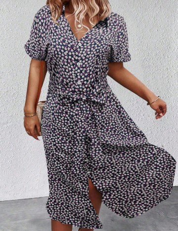 Rochie medie SHEIN CURVE, mix culori