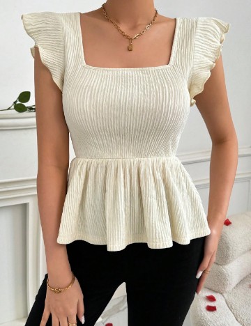 Bluza SHEIN CURVE, crem