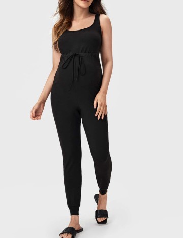 Salopeta SHEIN Maternity, negru