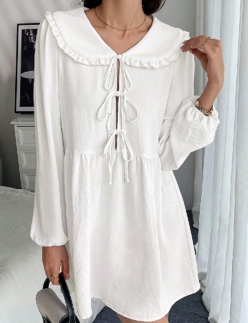 Rochie scurta SHEIN, alb