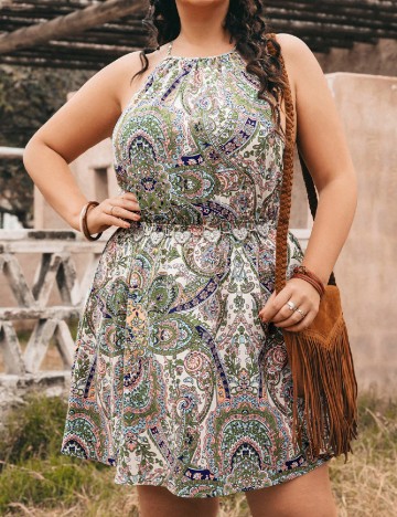 Rochie scurta SHEIN CURVE, mix culori