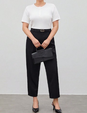 Tricou SHEIN CURVE, alb