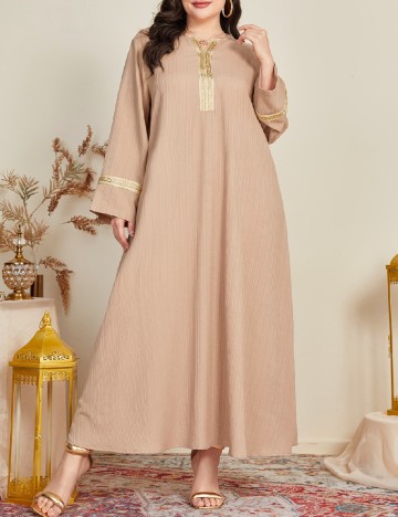 Rochie lunga SHEIN CURVE, crem