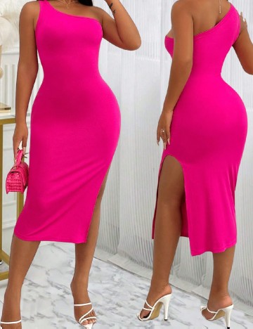 Rochie medie SHEIN, roz