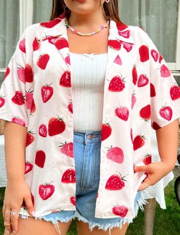 Camasa SHEIN CURVE, roz