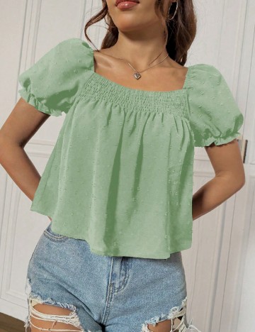 Top SHEIN, verde