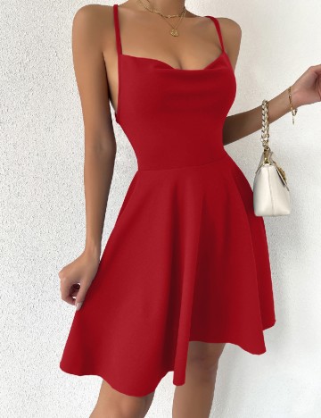 Rochie scurta SHEIN, rosu