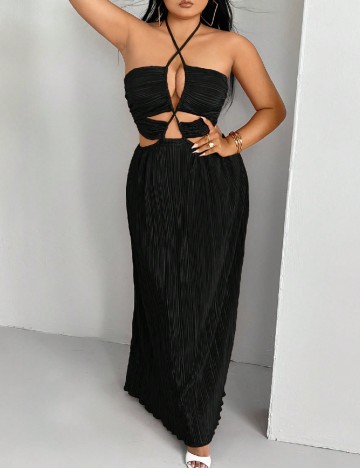 Rochie lunga SHEIN CURVE, negru