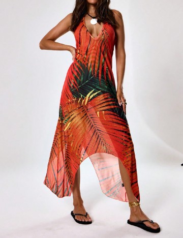 Rochie lunga SHEIN, portocaliu