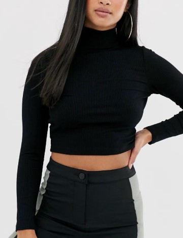 Top ASOS, negru