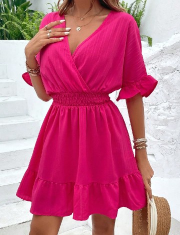 Rochie scurta SHEIN, roz