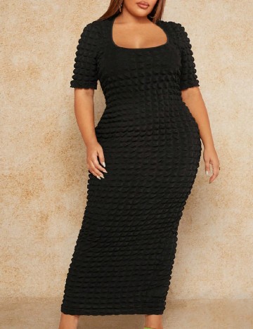 Rochie lunga SHEIN CURVE, negru