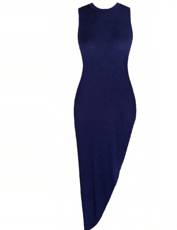 Rochie medie SHEIN CURVE, albastru