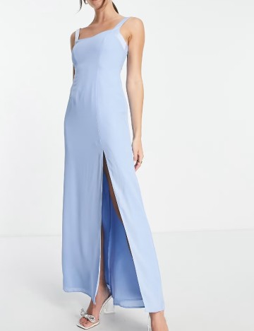 Rochie lunga ASOS, albastru