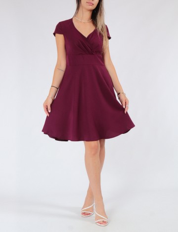 Rochie scurta SHEIN, grena