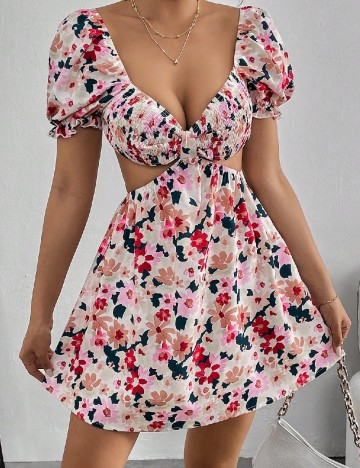 Rochie scurta SHEIN, floral