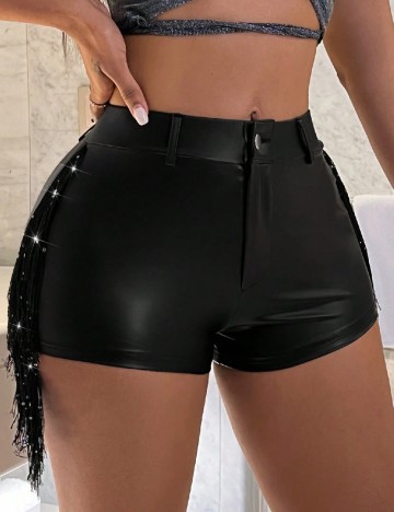 Pantaloni scurti SHEIN, negru