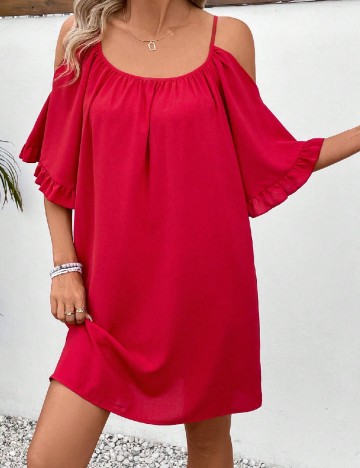 Rochie scurta SHEIN, rosu