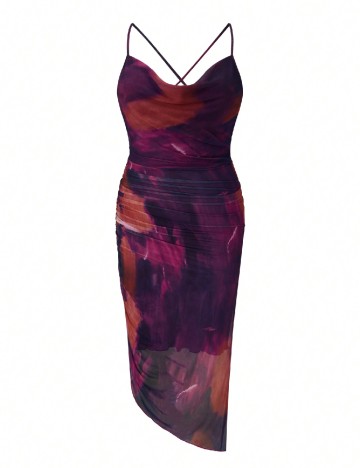 Rochie medie SHEIN CURVE, mix culori