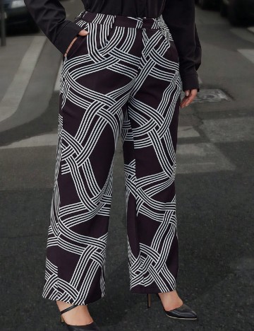 Pantaloni SHEIN CURVE, negru